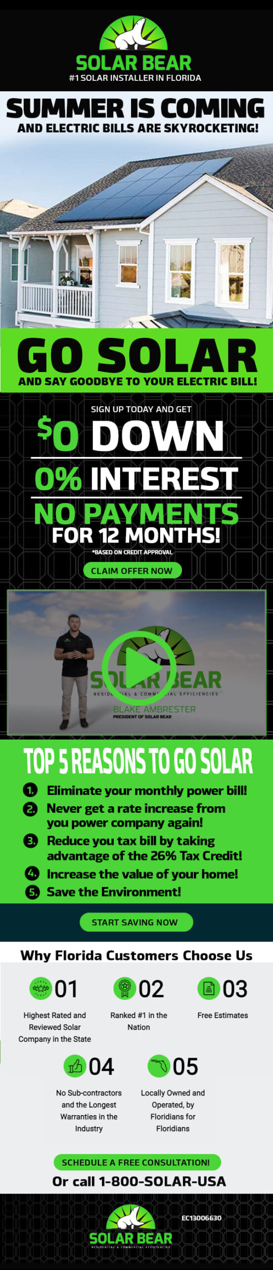 Solar Bear April Email